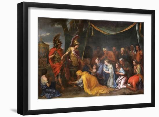 The Queens of Persia at the Feet of Alexander (The Tent of Dariu), 1661-Charles Le Brun-Framed Giclee Print