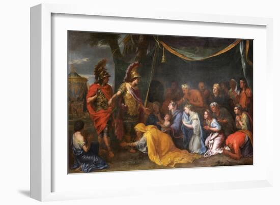 The Queens of Persia at the Feet of Alexander (The Tent of Dariu), 1661-Charles Le Brun-Framed Giclee Print