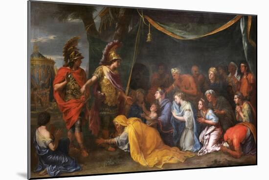 The Queens of Persia at the Feet of Alexander (The Tent of Dariu), 1661-Charles Le Brun-Mounted Giclee Print