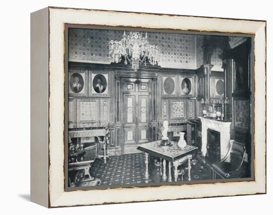 The Queens Private Audience Chamber at Windsor Castle, c1899, (1901)-HN King-Framed Premier Image Canvas