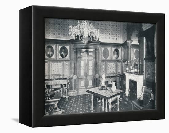 The Queens Private Audience Chamber at Windsor Castle, c1899, (1901)-HN King-Framed Premier Image Canvas