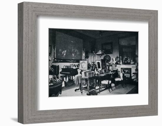 The Queens Private Sitting Room at Osborne, c1899, (1901)-Hughes & Mullins-Framed Photographic Print