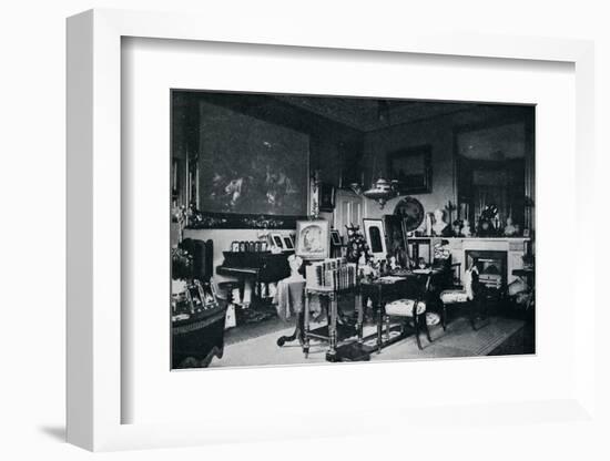 The Queens Private Sitting Room at Osborne, c1899, (1901)-Hughes & Mullins-Framed Photographic Print