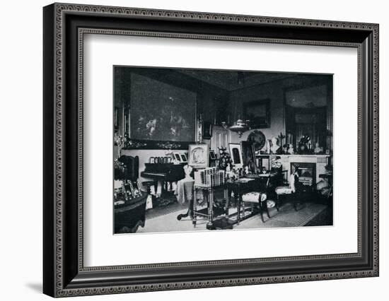 The Queens Private Sitting Room at Osborne, c1899, (1901)-Hughes & Mullins-Framed Photographic Print