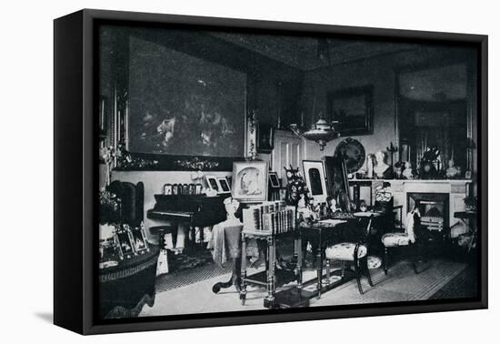 The Queens Private Sitting Room at Osborne, c1899, (1901)-Hughes & Mullins-Framed Premier Image Canvas