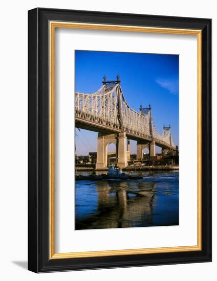 The Queensboro (59th Street) Bridge to Queens-null-Framed Photographic Print