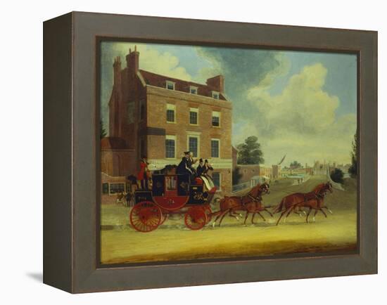 The Quicksilver Royal Mail-James Pollard-Framed Premier Image Canvas