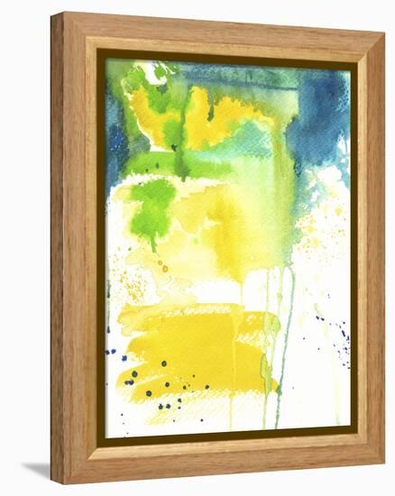The Quiet Fight - Watercolor Abstract-Jennifer McCully-Framed Premier Image Canvas
