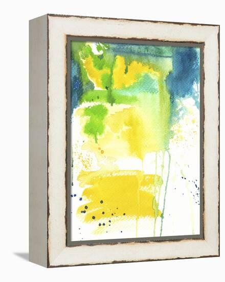 The Quiet Fight - Watercolor Abstract-Jennifer McCully-Framed Premier Image Canvas