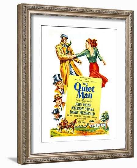 The Quiet Man, 1952-null-Framed Premium Giclee Print