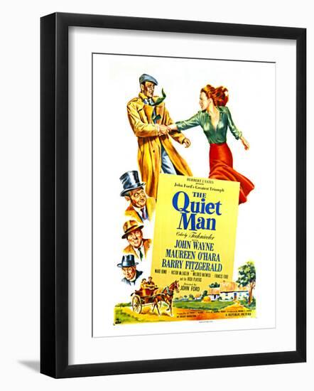 The Quiet Man, 1952-null-Framed Premium Giclee Print