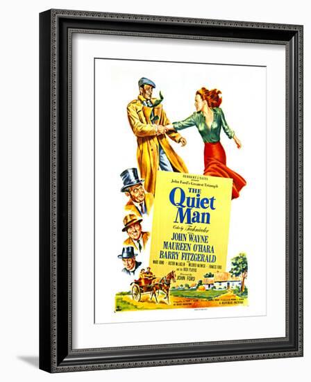 The Quiet Man, 1952-null-Framed Premium Giclee Print