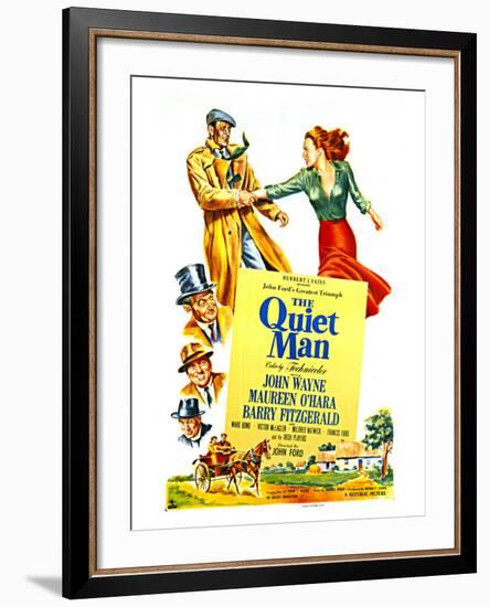 The Quiet Man, 1952-null-Framed Art Print