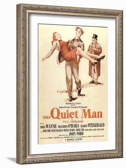 The Quiet Man, 1952-null-Framed Premium Giclee Print