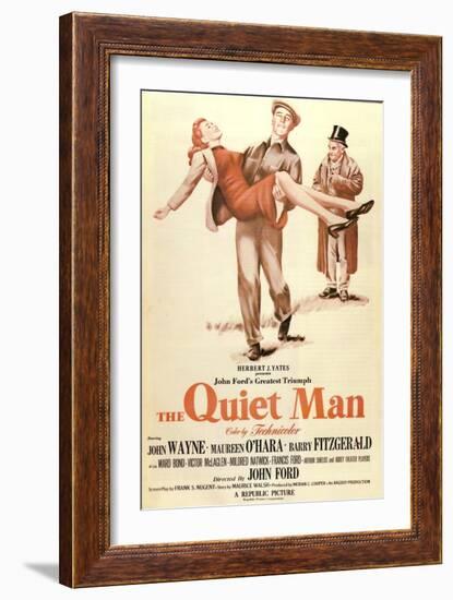 The Quiet Man, 1952-null-Framed Premium Giclee Print