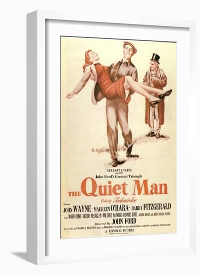 The Quiet Man, 1952-null-Framed Premium Giclee Print