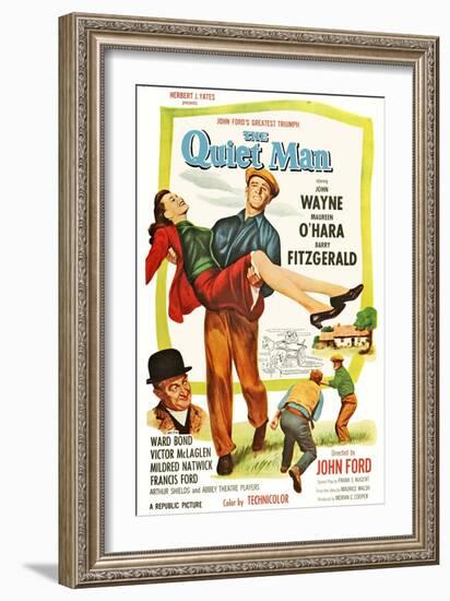 The Quiet Man, 1952-null-Framed Art Print