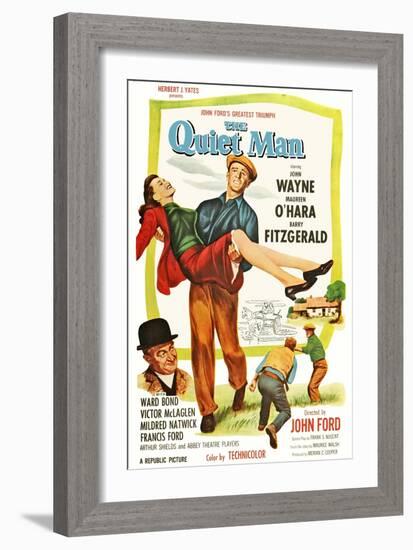 The Quiet Man, 1952-null-Framed Art Print