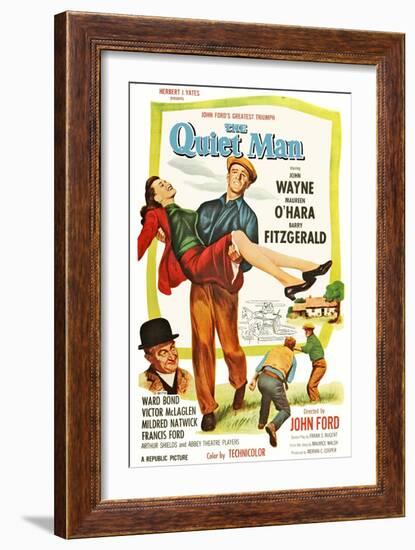 The Quiet Man, 1952-null-Framed Art Print