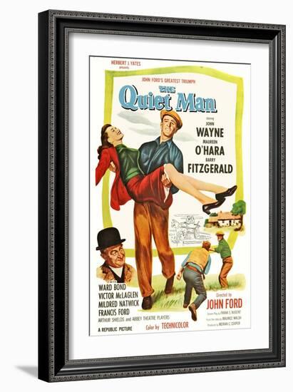 The Quiet Man, 1952-null-Framed Art Print