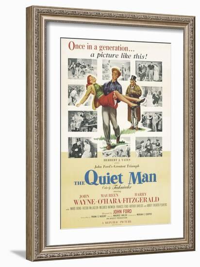 The Quiet Man, 1952-null-Framed Premium Giclee Print