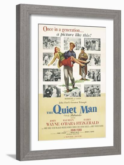 The Quiet Man, 1952-null-Framed Premium Giclee Print