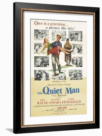 The Quiet Man, 1952-null-Framed Premium Giclee Print