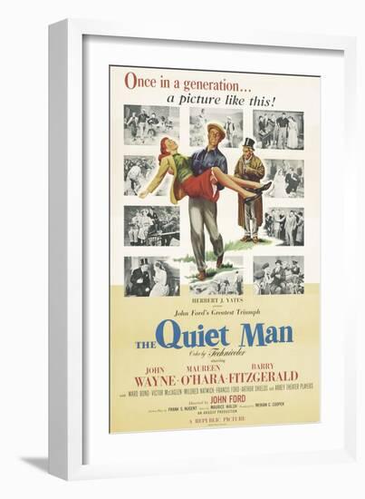 The Quiet Man, 1952-null-Framed Premium Giclee Print