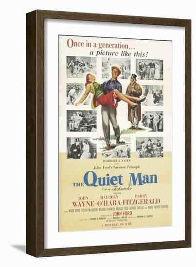 The Quiet Man, 1952-null-Framed Art Print