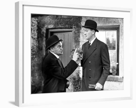 The Quiet Man, Barry Fitzgerald, John Wayne, 1952-null-Framed Photo