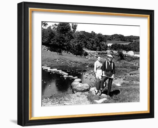 The Quiet Man, Maureen O'Hara, John Wayne, 1952-null-Framed Premium Photographic Print