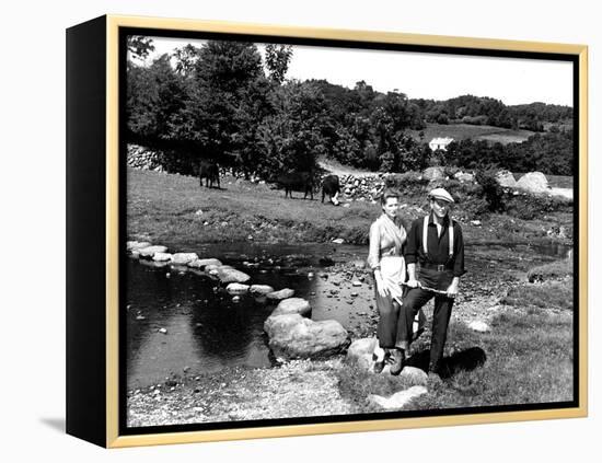 The Quiet Man, Maureen O'Hara, John Wayne, 1952-null-Framed Stretched Canvas