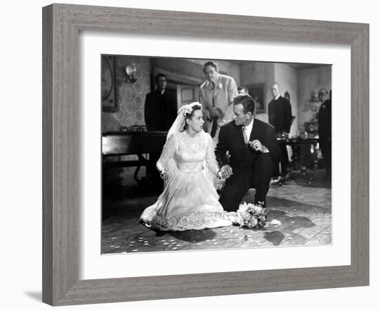 The Quiet Man, Maureen O'Hara, Victor McLaglen, John Wayne, Ward Bond, Barry Fitzgerald, 1952-null-Framed Photo