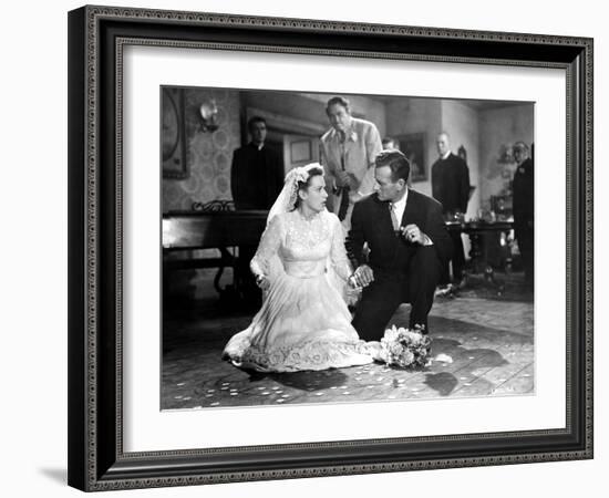 The Quiet Man, Maureen O'Hara, Victor McLaglen, John Wayne, Ward Bond, Barry Fitzgerald, 1952-null-Framed Photo