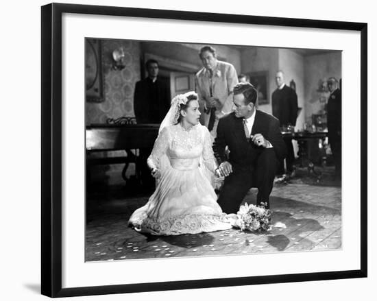 The Quiet Man, Maureen O'Hara, Victor McLaglen, John Wayne, Ward Bond, Barry Fitzgerald, 1952-null-Framed Photo