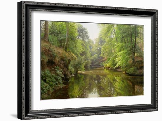 The Quiet River, 1913-Peder Mork Monsted-Framed Giclee Print