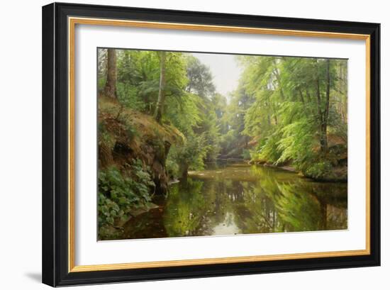 The Quiet River, 1913-Peder Mork Monsted-Framed Giclee Print