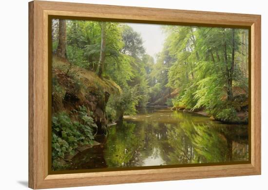 The Quiet River, 1913-Peder Mork Monsted-Framed Premier Image Canvas