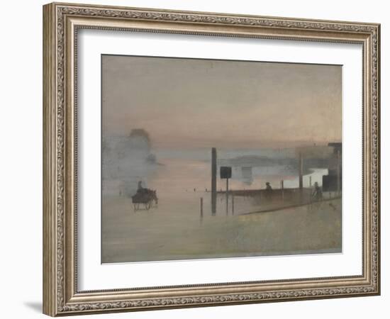 The Quiet River: the Thames at Chiswick-Victor Pasmore-Framed Giclee Print