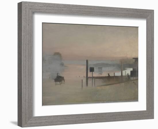 The Quiet River: the Thames at Chiswick-Victor Pasmore-Framed Giclee Print