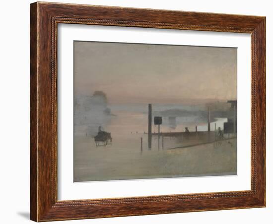 The Quiet River: the Thames at Chiswick-Victor Pasmore-Framed Giclee Print