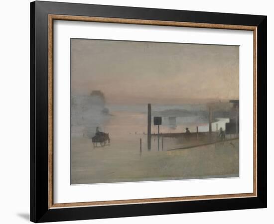 The Quiet River: the Thames at Chiswick-Victor Pasmore-Framed Giclee Print