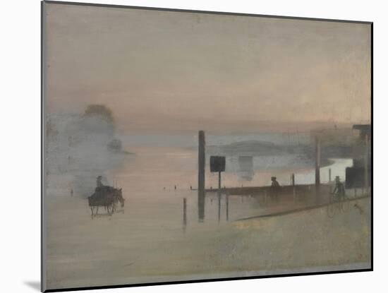 The Quiet River: the Thames at Chiswick-Victor Pasmore-Mounted Giclee Print