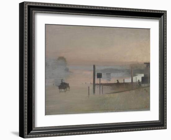 The Quiet River: the Thames at Chiswick-Victor Pasmore-Framed Giclee Print