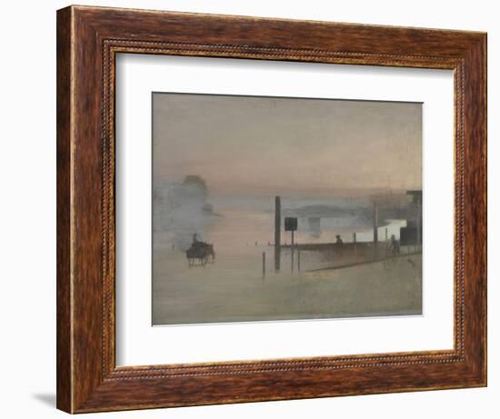 The Quiet River: the Thames at Chiswick-Victor Pasmore-Framed Giclee Print