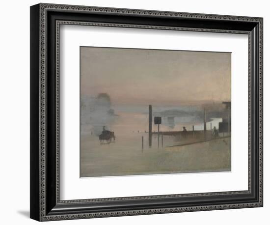 The Quiet River: the Thames at Chiswick-Victor Pasmore-Framed Giclee Print