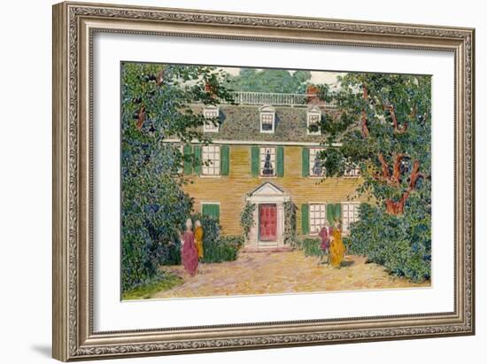 The Quincy House, New England, USA, C18th Century-James Preston-Framed Giclee Print