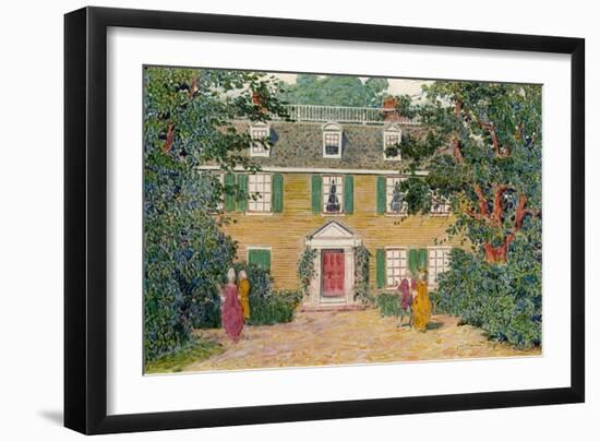 The Quincy House, New England, USA, C18th Century-James Preston-Framed Giclee Print