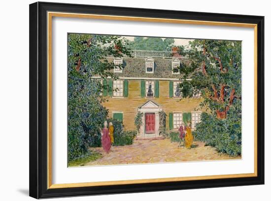 The Quincy House, New England, USA, C18th Century-James Preston-Framed Giclee Print