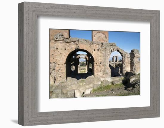 The Quintili Brothers Built This Magnificent Villa in the Year 151 BC on the Appian Way-Oliviero Olivieri-Framed Photographic Print